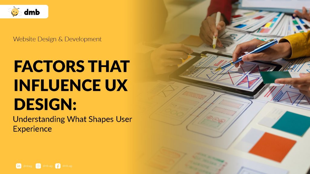 Factors that influence ux design